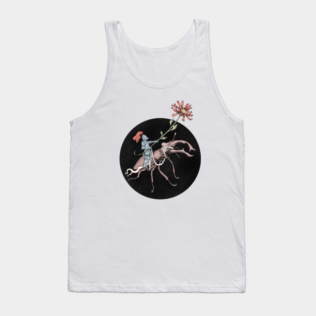 Gentle Knight Tank Top by Melgrati Illustrator